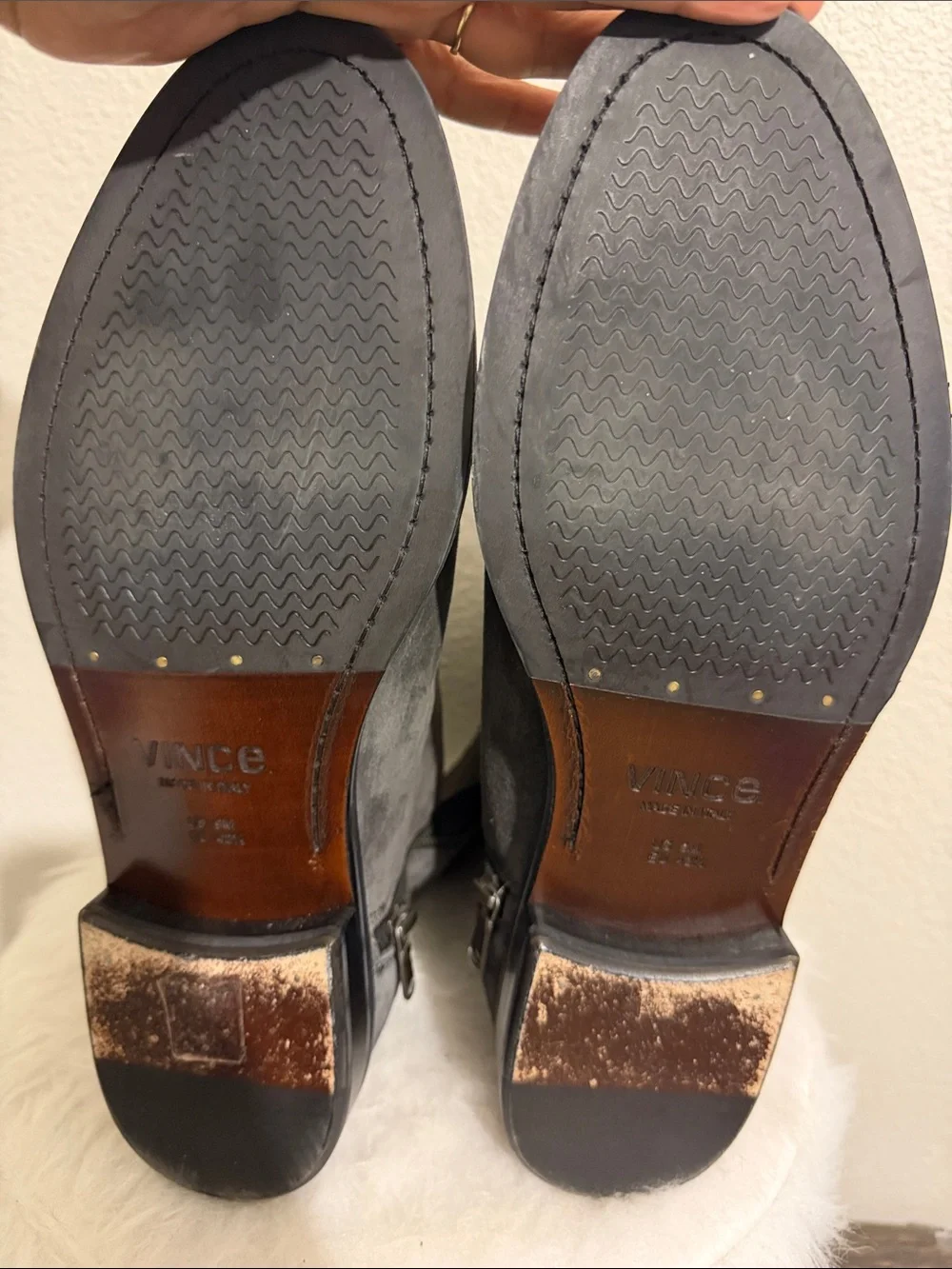 Vince sleek suede